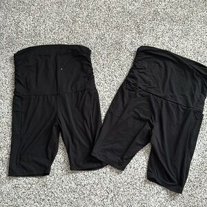 Maternity bike shorts set of 2